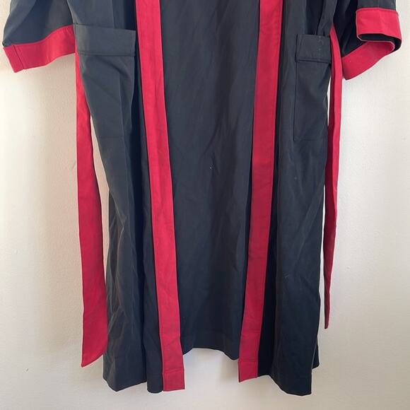 NWT Bobby Chan Barrett Jackson Car show silk blend tie bath smoking robe sz OS - Picture 3 of 6